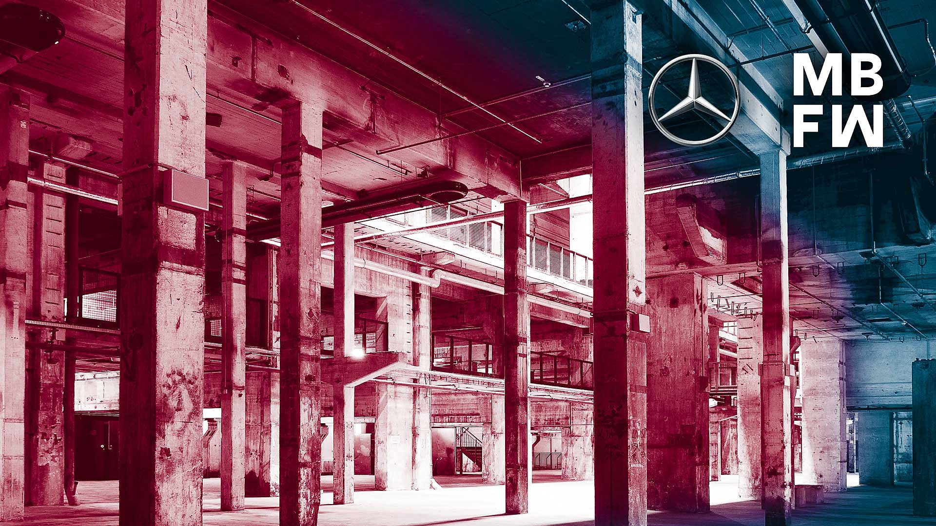 New location, Kraftwerk © Mercedes-Benz Fashion Week Berlin New location, Kraftwerk © Mercedes-Benz Fashion Week Berlin